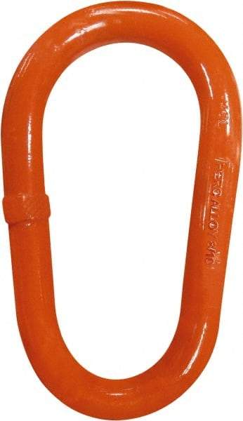 CM - 100 Grade Powder Coated Steel Oblong Master Link - 3/4" Diameter, 17,600 Lb Load Limit - USA Tool & Supply