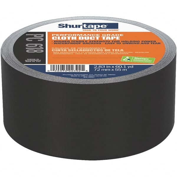 Shurtape - PC 618 Performance Grade, Colored Cloth Duct Tape - USA Tool & Supply