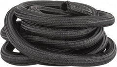 Techflex - Black Braided Cable Sleeve - 25' Coil Length, -103 to 257°F - USA Tool & Supply