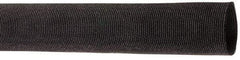 Techflex - 2.38" ID Black Woven Sleeving for Hoses - 100' Long, -50 to 248°F - USA Tool & Supply