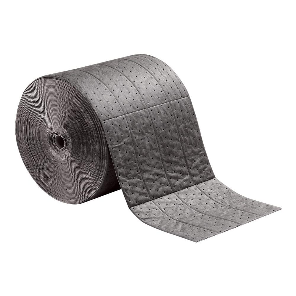 Pads, Rolls & Mats; Product Type: Roll; Application: Universal; Overall Length (Feet): 150.00; Total Package Absorption Capacity: 19.6 gal; Material: Polypropylene; Fluids Absorbed: Water; Solvents; Universal; Oil; Coolants; Absorbency Weight: Heavy; Widt