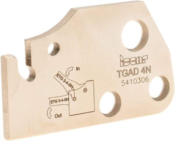 Iscar - 0.146 to 0.177" Groove Width, Right Hand Cut, TGAD Indexable Grooving Blade - 0.126 Seat Size, TAG N-A, TAG N-C/W/M, TAG N-J/JS/JT, TAG N-LF, TAG N-MF, TAG N-UT, TAG R/L-C, TAG R/L-J/JS Insert Style, Series Tang-Grip - USA Tool & Supply