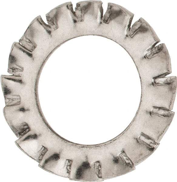 Value Collection - M10 Screw, 10.5mm ID, Stainless Steel External Tooth Lock Washer - 18mm OD, Uncoated, Grade 316 & Austenitic A4 - USA Tool & Supply