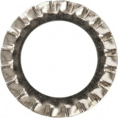 Value Collection - M20 Screw, 21mm ID, Stainless Steel External Tooth Lock Washer - 33mm OD, Uncoated, Grade 316 & Austenitic A4 - USA Tool & Supply