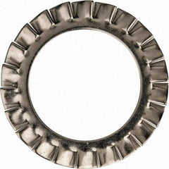 Value Collection - M30 Screw, 31mm ID, Stainless Steel External Tooth Lock Washer - 48mm OD, Uncoated, Grade 316 & Austenitic A4 - USA Tool & Supply