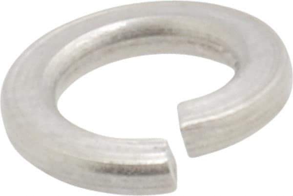 Value Collection - M5, 5.1mm ID, 9.2mm OD, 1.2mm Thick Split Lock Washer - 316 Austenitic Grade A4 Stainless Steel, Uncoated, 5.1mm Min ID, 5.4mm Max ID, 9.2mm Max OD - USA Tool & Supply