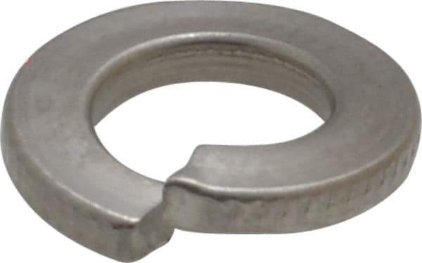 Value Collection - M6, 6.1mm ID, 11.8mm OD, 1.6mm Thick Split Lock Washer - 316 Austenitic Grade A4 Stainless Steel, Uncoated, 6.1mm Min ID, 6.5mm Max ID, 11.8mm Max OD - USA Tool & Supply