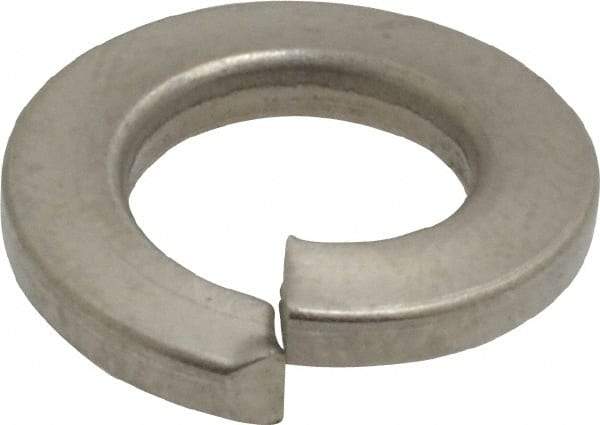 Value Collection - M8, 8.1mm ID, 14.8mm OD, 2mm Thick Split Lock Washer - 316 Austenitic Grade A4 Stainless Steel, Uncoated, 8.1mm Min ID, 8.5mm Max ID, 14.8mm Max OD - USA Tool & Supply