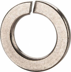 Value Collection - M16, 16.2mm ID, 27.4mm OD, 3.5mm Thick Split Lock Washer - 316 Austenitic Grade A4 Stainless Steel, Uncoated, 16.2mm Min ID, 17mm Max ID, 27.4mm Max OD - USA Tool & Supply