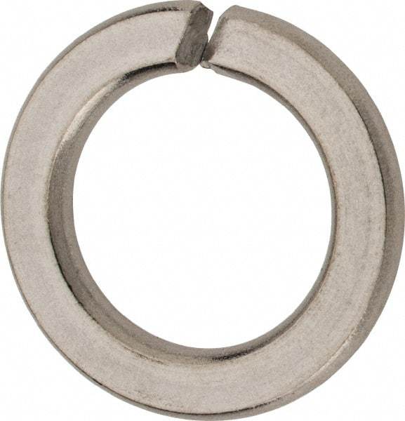 Value Collection - M18, 18.2mm ID, 29.4mm OD, 3.5mm Thick Split Lock Washer - 316 Austenitic Grade A4 Stainless Steel, Uncoated, 18.2mm Min ID, 19mm Max ID, 29.4mm Max OD - USA Tool & Supply