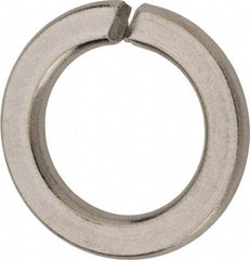 Value Collection - M18, 18.2mm ID, 29.4mm OD, 3.5mm Thick Split Lock Washer - 316 Austenitic Grade A4 Stainless Steel, Uncoated, 18.2mm Min ID, 19mm Max ID, 29.4mm Max OD - USA Tool & Supply