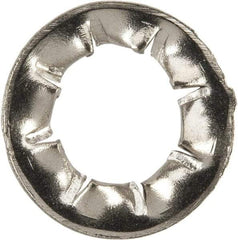 Value Collection - M5 Screw, 5.3mm ID, Stainless Steel Internal Tooth Lock Washer - 10mm OD, Uncoated, Grade 316 & Austenitic A4 - USA Tool & Supply