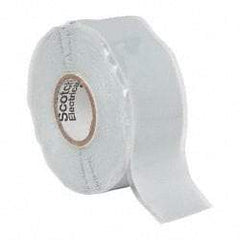 3M - 1" x 30', Gray Silicone Electrical Tape - Series 70, 12 mil Thick - USA Tool & Supply