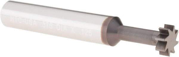 Value Collection - 3/8" x 1/8" Woodruff Keyseat Cutter - 2-1/2" OAL x 3/8" Shank - USA Tool & Supply