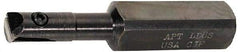 APT - 1-1/16" Min Bore Diam, 7-1/2" OAL, 1" Shank Diam, Indexable Boring Bar - 5-1/4" Max Bore Depth, TPG 321 Insert, Screw Holding Method - USA Tool & Supply