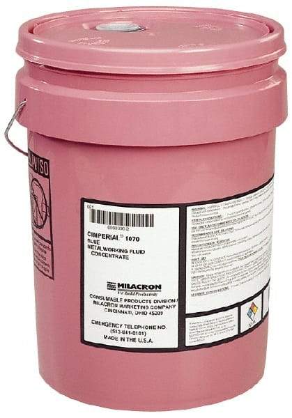 Cimcool - Cimperial 1060CF, 5 Gal Pail Cutting & Grinding Fluid - Water Soluble, For Drilling, Form Tapping, Reaming, Sawing - USA Tool & Supply