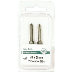 Xeno Combination Terminal Block Power Bit 1/4″ Hex Drive Bit #2 × 50 (2 Bit Pack) - USA Tool & Supply