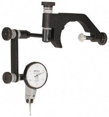 Mitutoyo - 0.0005" Graduation, 0.03" Max Meas, 0-15-0 Dial Reading, Indicator & Base Kit - 1-1/2" Dial Diam - USA Tool & Supply