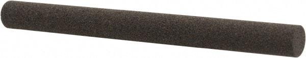Made in USA - 4" Long x 3/8" Diam x 3/8" Thick, Aluminum Oxide Sharpening Stone - Round, Coarse Grade - USA Tool & Supply