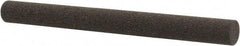 Made in USA - 4" Long x 3/8" Diam x 3/8" Thick, Aluminum Oxide Sharpening Stone - Round, Coarse Grade - USA Tool & Supply