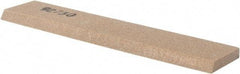 Made in USA - 5" Long x 1" Wide x 3/16" Thick, Aluminum Oxide Sharpening Stone - Rectangle, Medium Grade - USA Tool & Supply