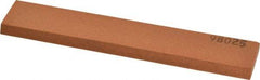 Made in USA - 5" Long x 1" Wide x 3/16" Thick, Aluminum Oxide Sharpening Stone - Rectangle, Fine Grade - USA Tool & Supply