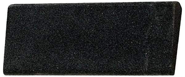Made in USA - 4-1/2" Long x 1-3/4" Diam x 3/8" Thick, Aluminum Oxide Sharpening Stone - Round, Coarse Grade - USA Tool & Supply