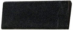 Made in USA - 4-1/2" Long x 1-3/4" Diam x 1/2" Thick, Silicon Carbide Sharpening Stone - Round, Coarse Grade - USA Tool & Supply