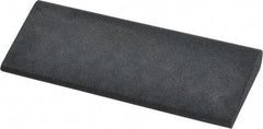 Made in USA - 4-1/2" Long x 1-3/4" Diam x 1/2" Thick, Silicon Carbide Sharpening Stone - Round, Medium Grade - USA Tool & Supply