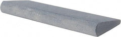 Made in USA - 4-1/2" Long x 1-3/4" Diam x 1/2" Thick, Silicon Carbide Sharpening Stone - Round, Fine Grade - USA Tool & Supply