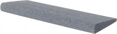 Made in USA - 4-1/2" Long x 1-3/4" Diam x 3/8" Thick, Silicon Carbide Sharpening Stone - Round, Medium Grade - USA Tool & Supply