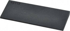 Made in USA - 4-1/2" Long x 1-3/4" Diam x 3/8" Thick, Silicon Carbide Sharpening Stone - Round, Fine Grade - USA Tool & Supply