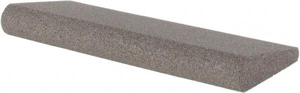 Made in USA - 4-1/2" Long x 1-3/4" Diam x 1/2" Thick, Aluminum Oxide Sharpening Stone - Round, Coarse Grade - USA Tool & Supply