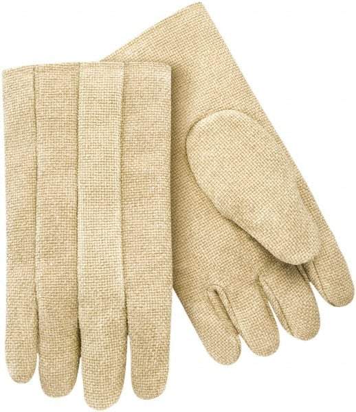 Steiner - Size Universal Wool Lined Fiberglass Heat Resistant Glove - 14" OAL, Slip-On Cuff - USA Tool & Supply