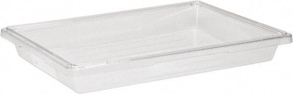 Rubbermaid - Rectangular, Clear Polycarbonate Food Tote Box - 3-1/2" High x 18" Wide x 26" Long - USA Tool & Supply