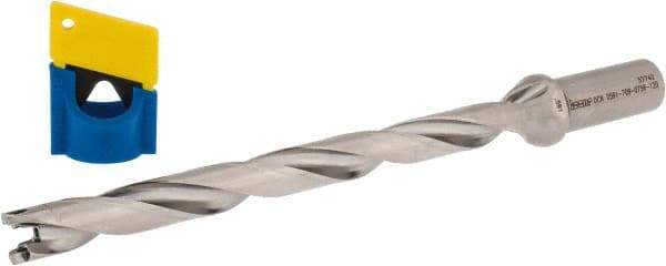 Iscar - 0.591" to 5/8" Diam, 12xD, 7.09" Max Depth, 3/4" Shank Diam, 10" OAL, Replaceable-Tip Drill - FCP, ICK, ICK-2M, ICM, ICN, ICP, iCP-2M Insert, 15 Seat Size, 71469803 Toolholder, Series SumoCham - USA Tool & Supply