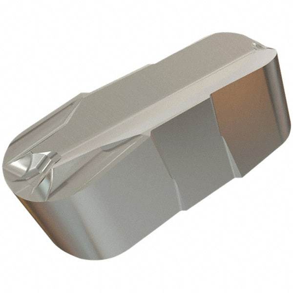 Iscar - 478239GIF Grade IC8250, 4.78mm Cutting Width Carbide Grooving Insert - 11.4mm Max Depth of Cut, Neutral, 2.39mm Corner Radius, TiCN/Al2O3/TiN Finish - USA Tool & Supply