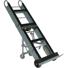Wesco Industrial Products - 550 Lb Capacity 61" OAH Appliance Hand Truck - 5 x 24" Base Plate, Dual Loop Handle, Steel, Mold-On Rubber Wheels - USA Tool & Supply