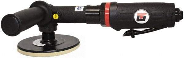 Universal Tool - 5" Max Disc, 9,000 RPM, Pneumatic Handheld Disc Sander - 16 CFM, 1/4 NPT Inlet, 1 hp, 90 psi - USA Tool & Supply