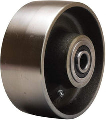 Hamilton - 6 Inch Diameter x 2-1/2 Inch Wide, Forged Steel Caster Wheel - 3,500 Lb. Capacity, 3-1/4 Inch Hub Length, 3/4 Inch Axle Diameter, Precision Ball Bearing - USA Tool & Supply