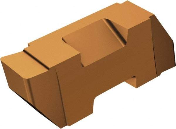 Sandvik Coromant - 4TLGP Grade 1125, 1/4" Cutting Width Carbide Grooving Insert - 1/4" Max Depth of Cut, Right Hand, 0.57mm Corner Radius, TiCrAlN/TiAlN Finish - USA Tool & Supply