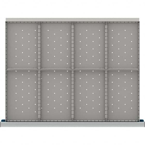 LISTA - 8-Compartment Drawer Divider Layout for 3.15" High Drawers - USA Tool & Supply