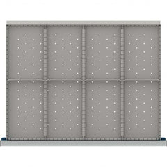 LISTA - 8-Compartment Drawer Divider Layout for 3.15" High Drawers - USA Tool & Supply