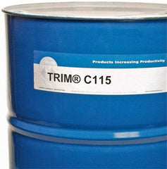 Master Fluid Solutions - Trim C115, 54 Gal Drum Grinding Fluid - Synthetic, For Machining - USA Tool & Supply