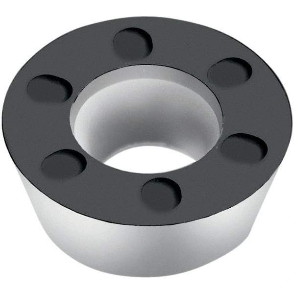 Walter - RDHW1605M0 A57 Grade WAK15 Carbide Milling Insert - TiCN/Al2O3/TiN Finish, 0.2189" Thick, 16mm Inscribed Circle - USA Tool & Supply