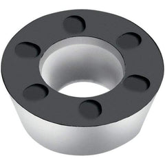 Walter - RDHW1204M0 A57 Grade WHH15 Carbide Milling Insert - TiAlN Finish, 0.1874" Thick, 12mm Inscribed Circle - USA Tool & Supply