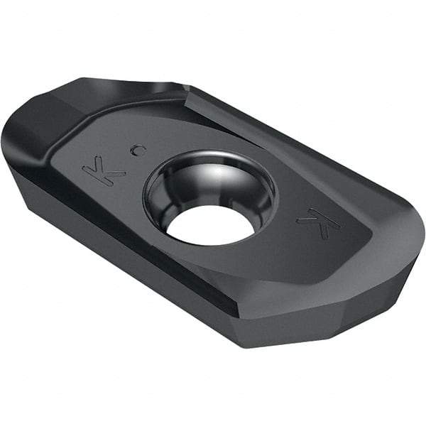 Walter - ZDGT150440 K85 Grade WXN15 Carbide Milling Insert - TiCN Plus Finish, 0.1874" Thick, 4mm Corner Radius - USA Tool & Supply