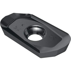 Walter - ZDGT150440 K85 Grade WXN15 Carbide Milling Insert - TiCN Plus Finish, 0.1874" Thick, 4mm Corner Radius - USA Tool & Supply