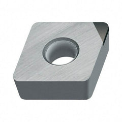 Walter - CPGT730.5 Grade WCB50 CBN Boring Insert - Uncoated, Diamond, 7/8" Inscr Circle, 3/16" Thick, 0.008" Corner Radius - USA Tool & Supply