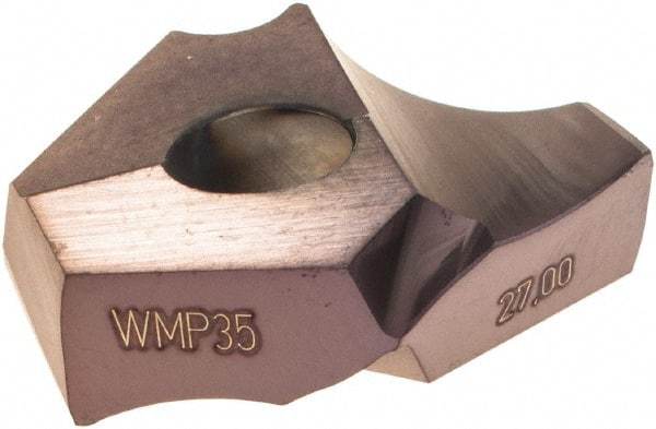 Walter - Series P6003, 27mm Diam Grade WMP35 Replaceable Drill Tip - Carbide, TiAlN Finish - USA Tool & Supply